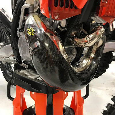 P3 Carbon Pipe Guard STOCK: KTM/HQV/GASGAS Multiple 250/300 Models | 2019-2023