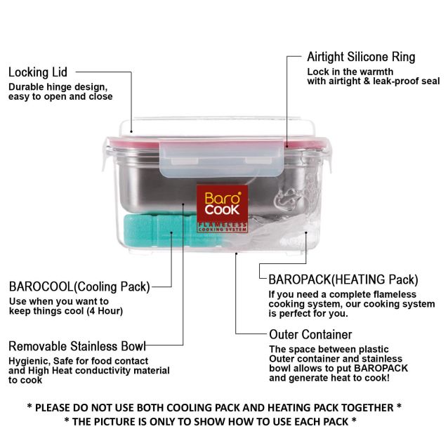 BAROCOOK Flameless cooking system