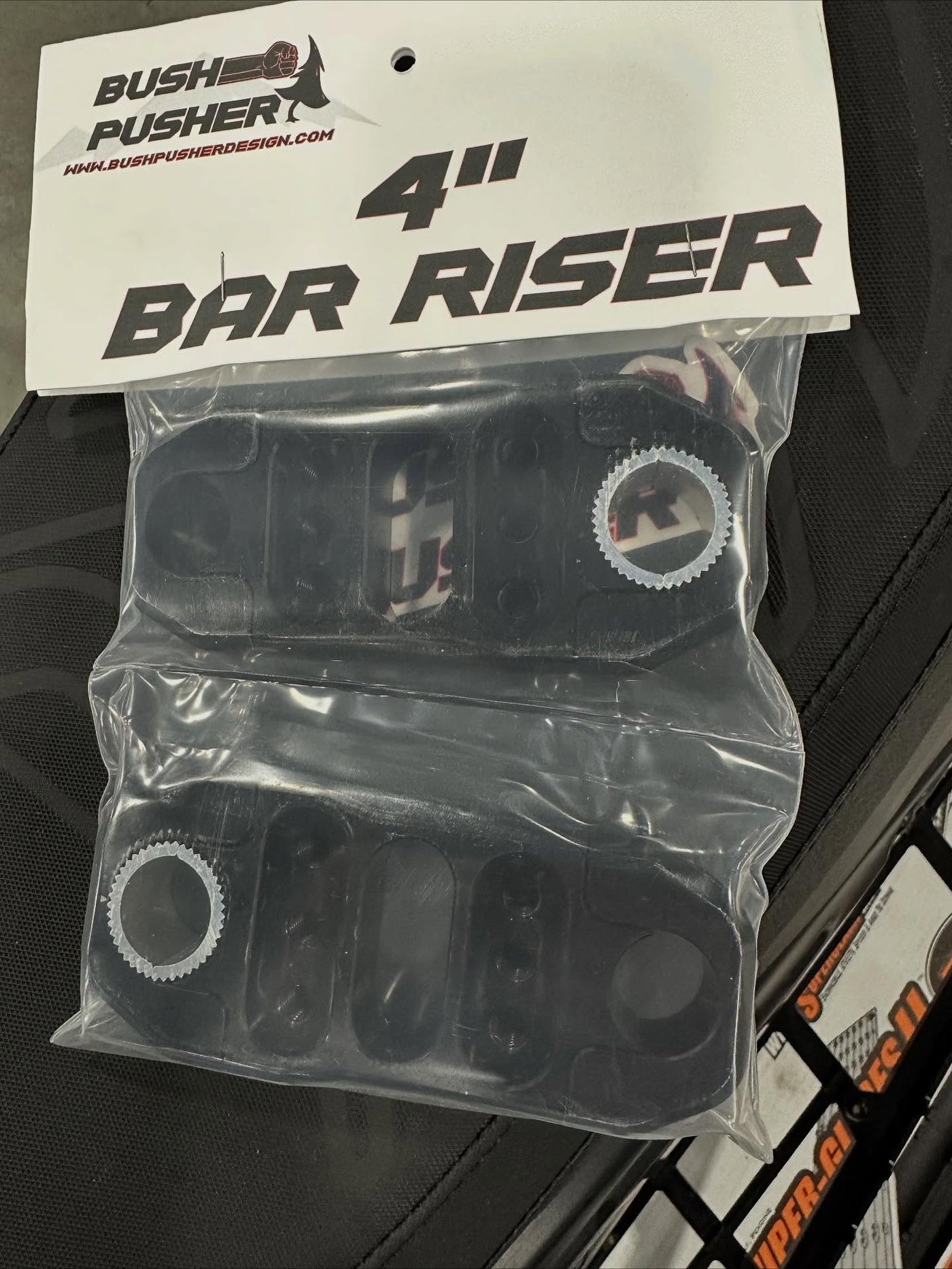 BUSH PUSHER DESIGN BAR RISER – RIDERZ.SHOP