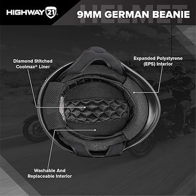 HIGHWAY 21 9-Millimeter German Beanie Helmet