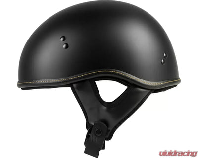 Highway 21 .357 Solid Naked Half Helmet