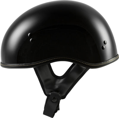 Highway 21 .357 Solid Naked Half Helmet