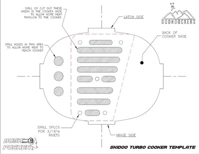 BUSH PUSHER G4 Turbo Cooker Bracket